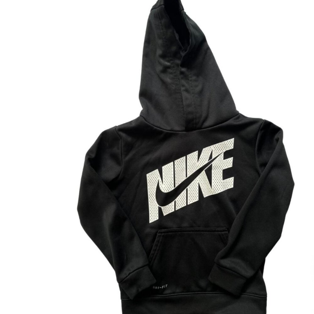 Nike Dri-Fit Pullover Hoodie With Nike Swoosh Across The Chest